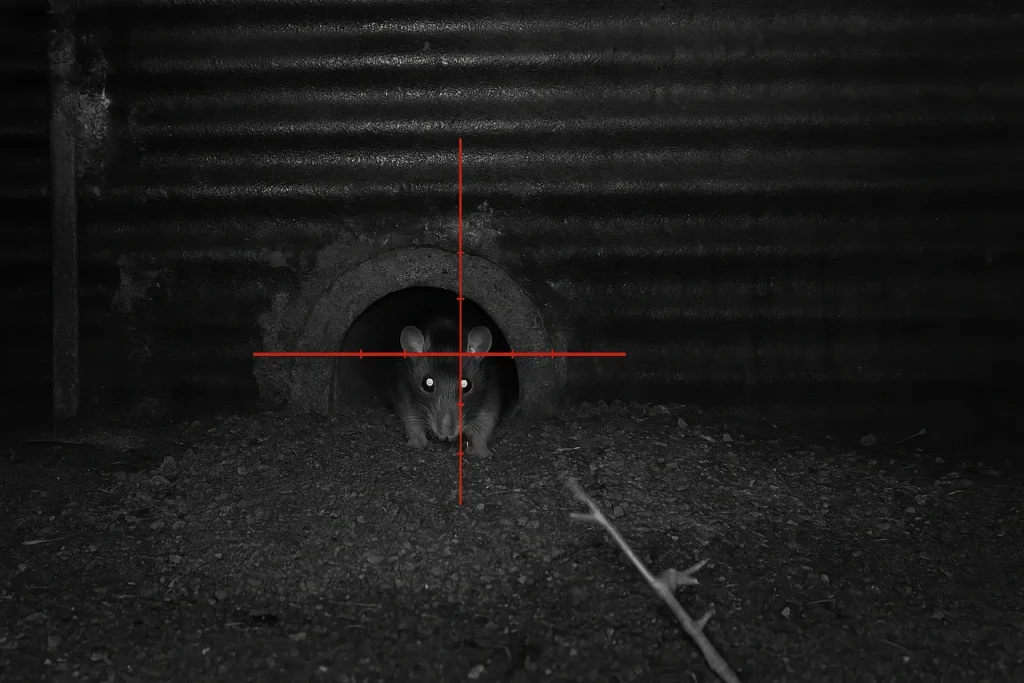 shooting pest control expert managing rabbit population in Wiltshire farmland